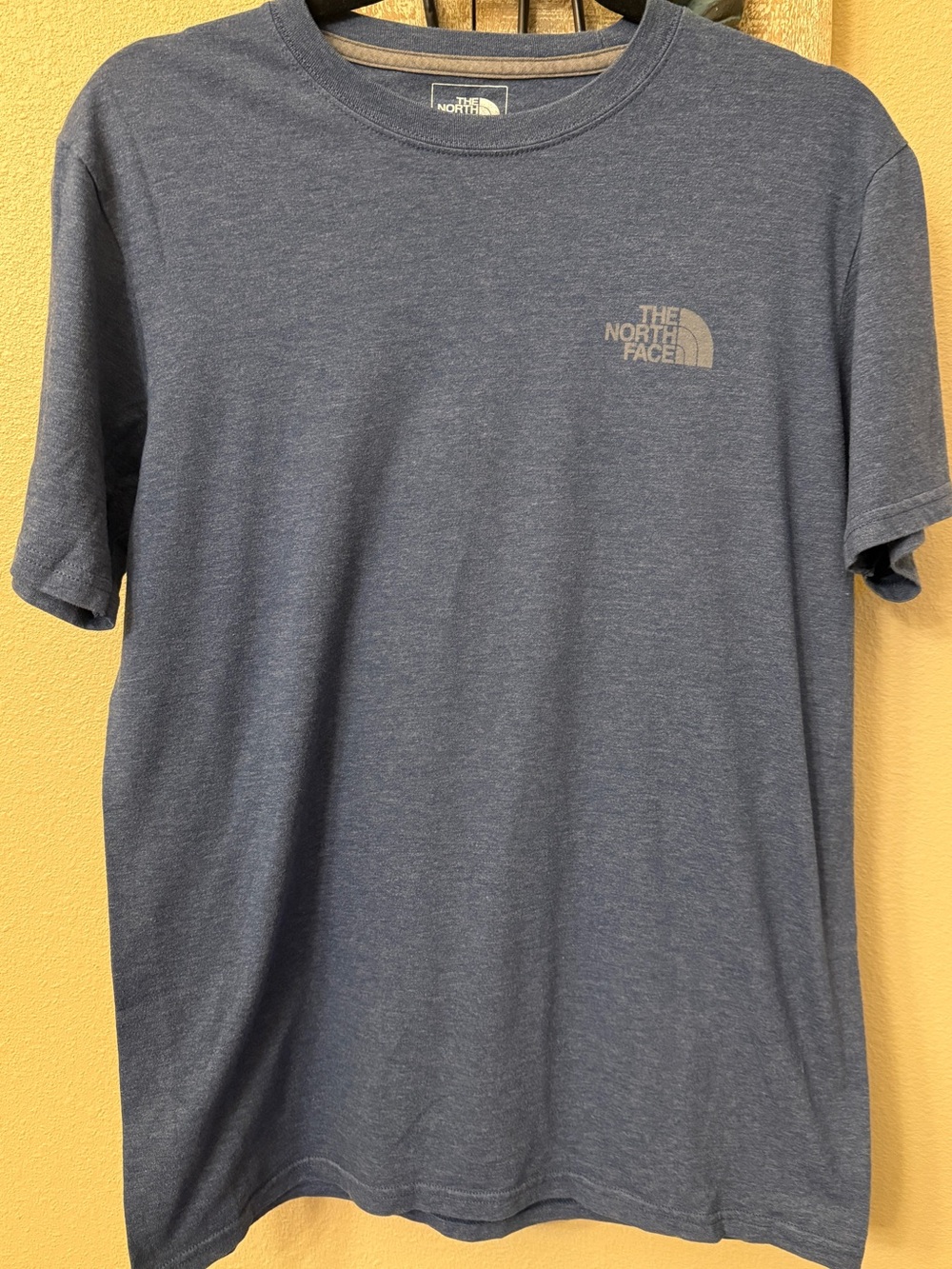 The North Face Heather Navy Short Sleeve Cotton Tee Mens Small